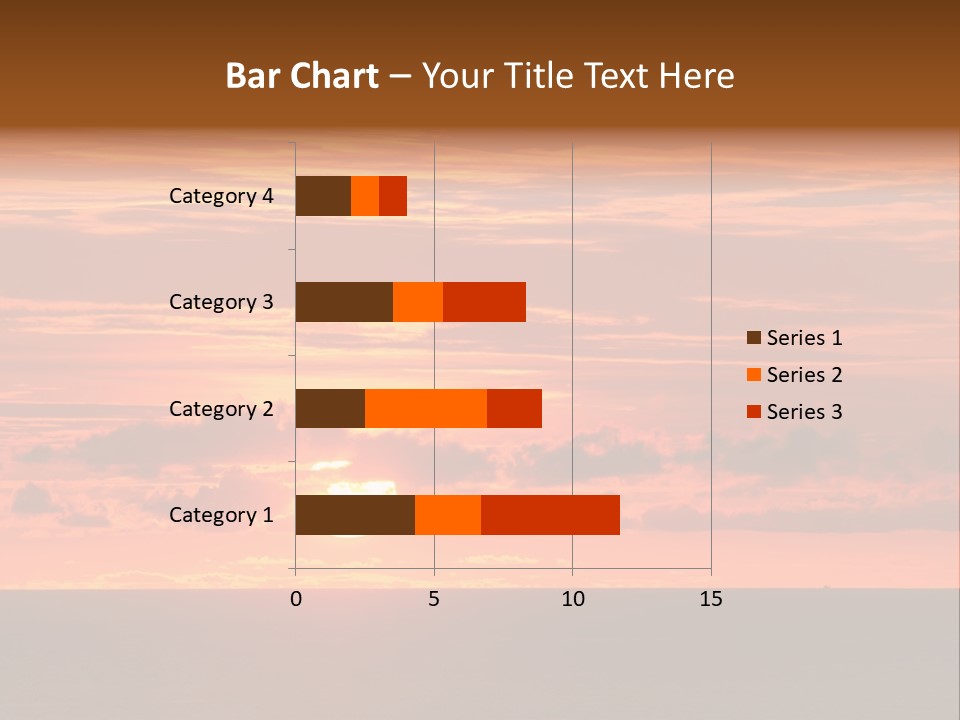 Cloud Summer Sunset PowerPoint Template