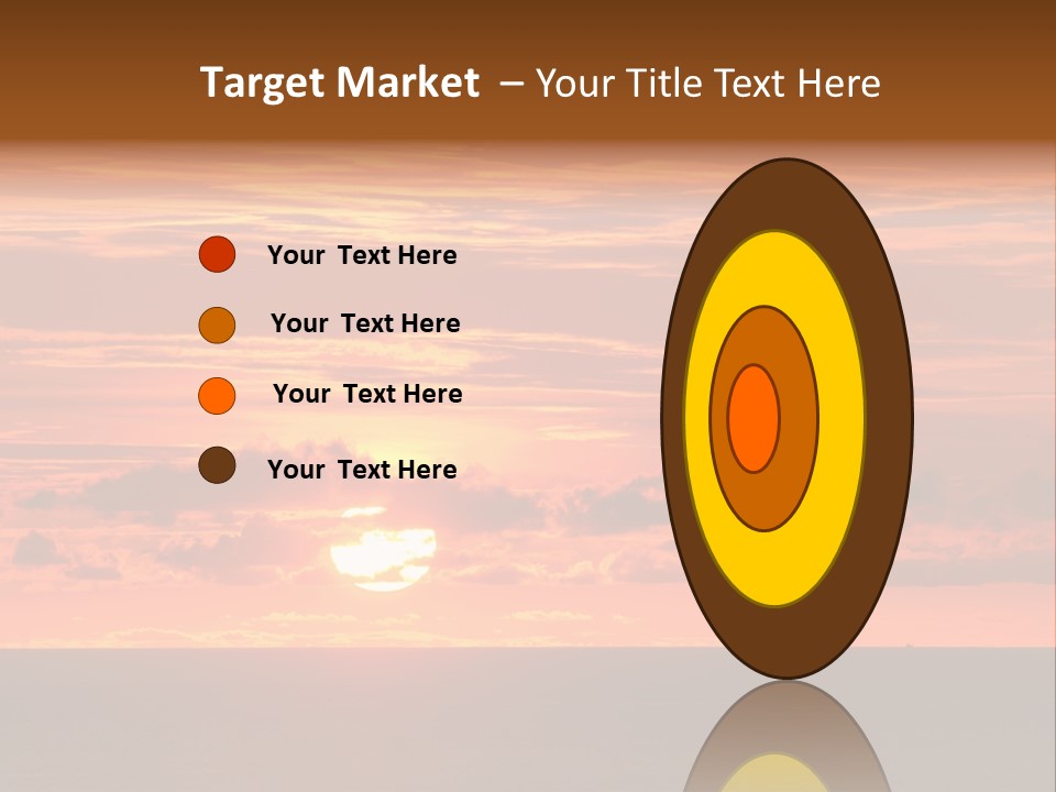 Cloud Summer Sunset PowerPoint Template