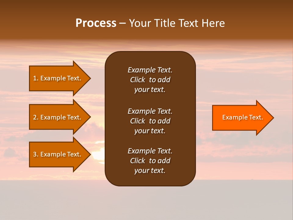 Cloud Summer Sunset PowerPoint Template