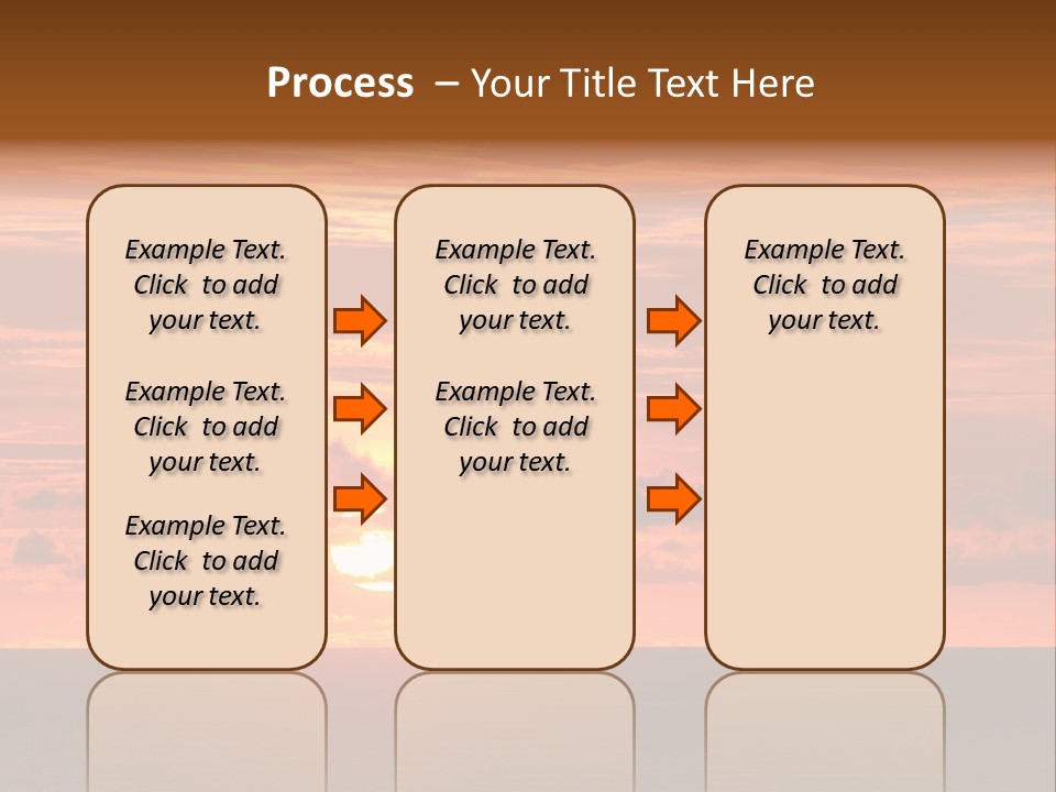 Cloud Summer Sunset PowerPoint Template