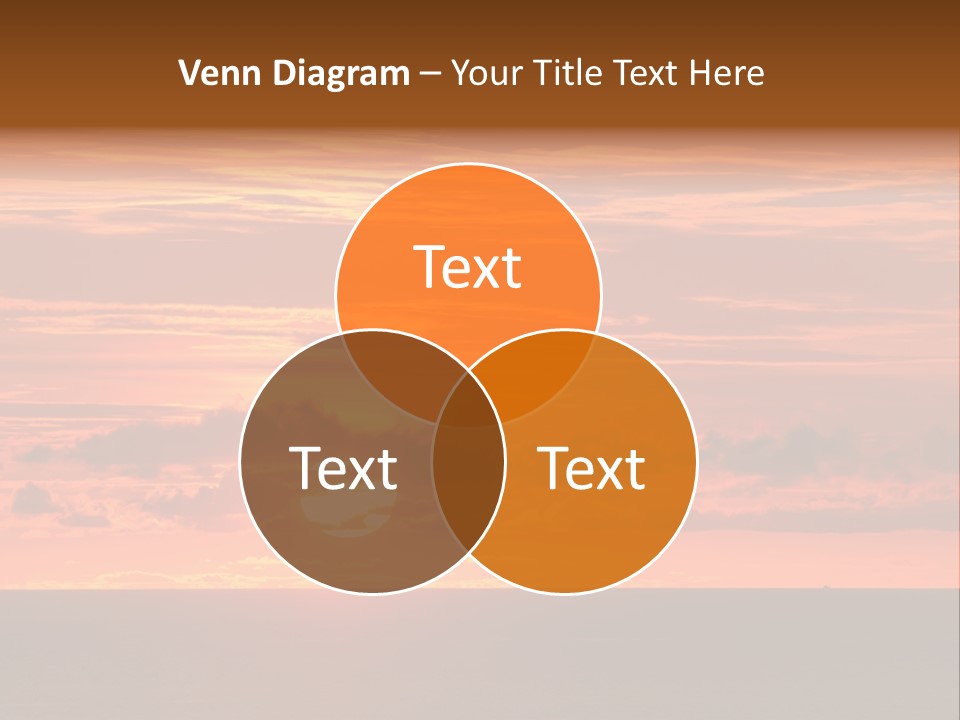 Cloud Summer Sunset PowerPoint Template