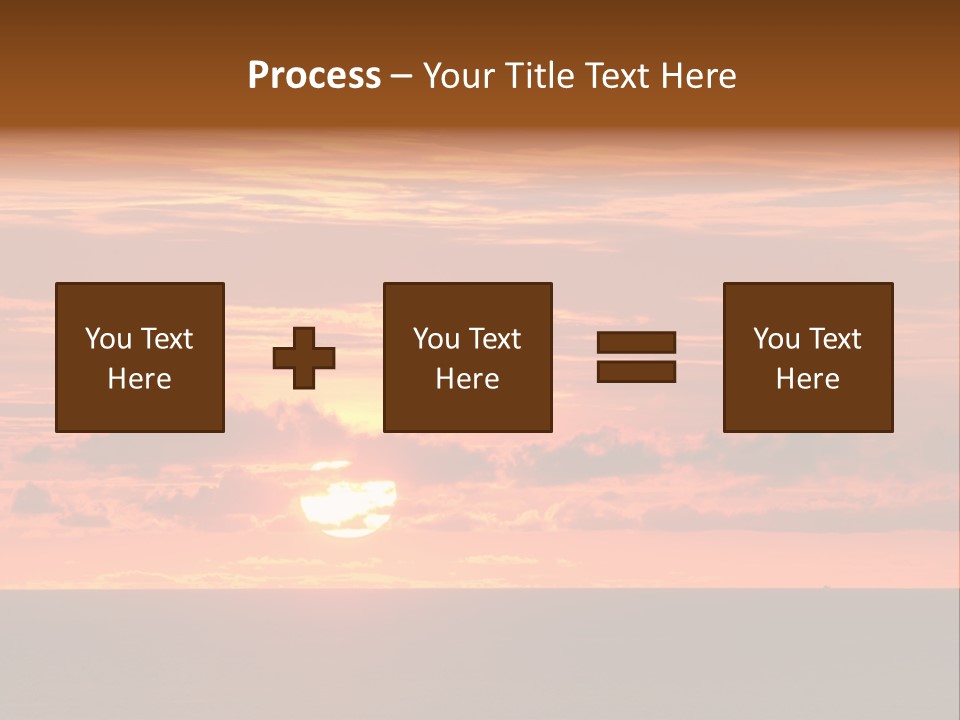 Cloud Summer Sunset PowerPoint Template