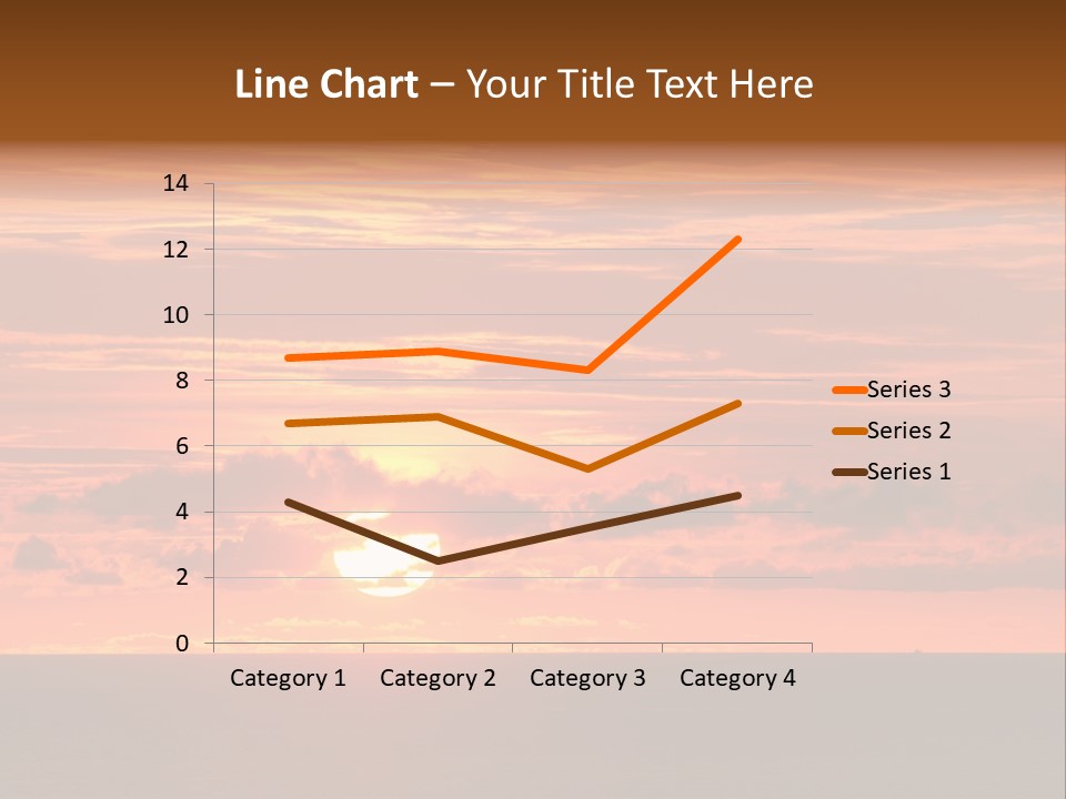 Cloud Summer Sunset PowerPoint Template