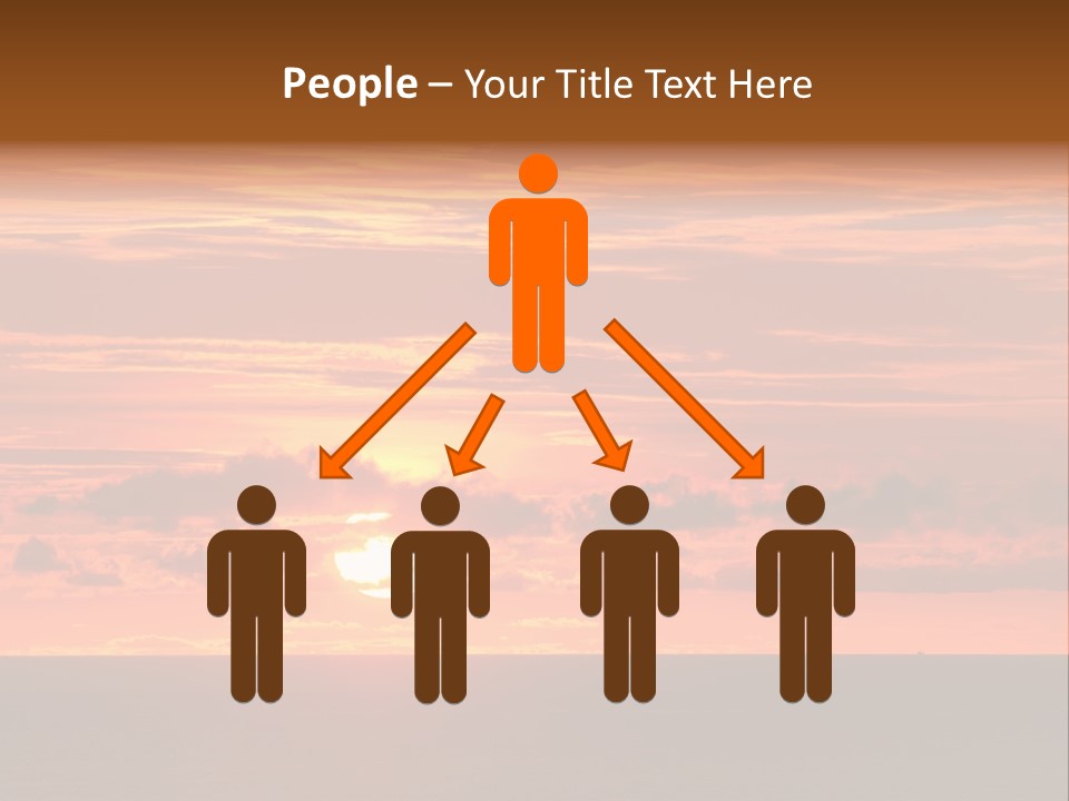 Cloud Summer Sunset PowerPoint Template