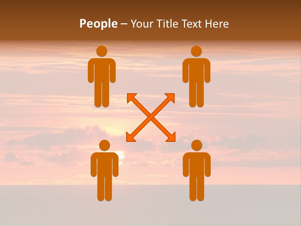 Cloud Summer Sunset PowerPoint Template