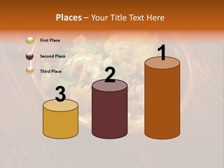 Breast Garnishedfood Serving PowerPoint Template