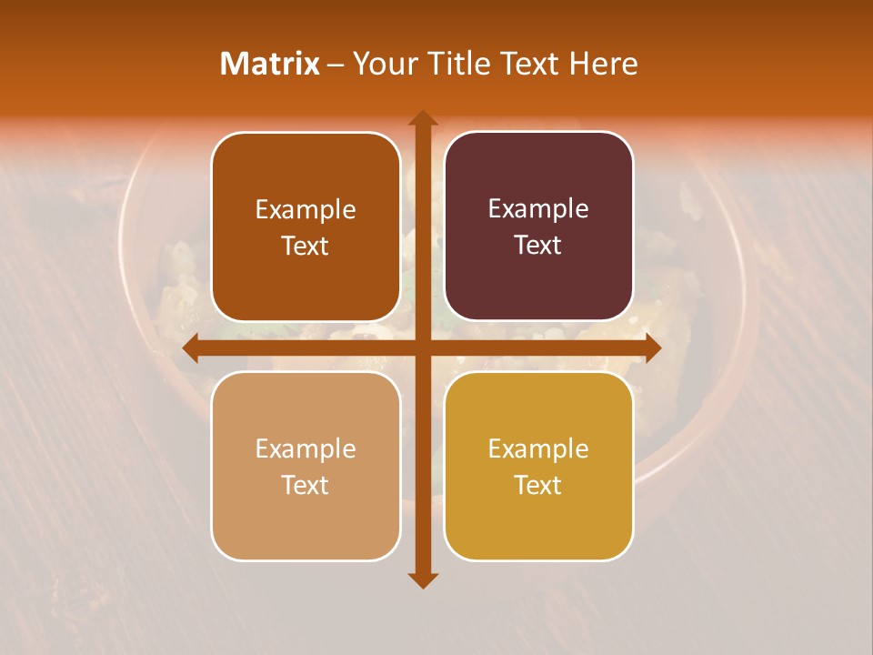 Breast Garnishedfood Serving PowerPoint Template