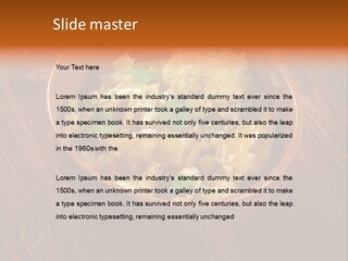 Breast Garnishedfood Serving PowerPoint Template