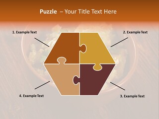 Breast Garnishedfood Serving PowerPoint Template