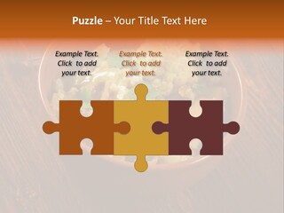 Breast Garnishedfood Serving PowerPoint Template