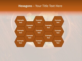 Breast Garnishedfood Serving PowerPoint Template