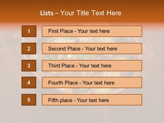 Breast Garnishedfood Serving PowerPoint Template