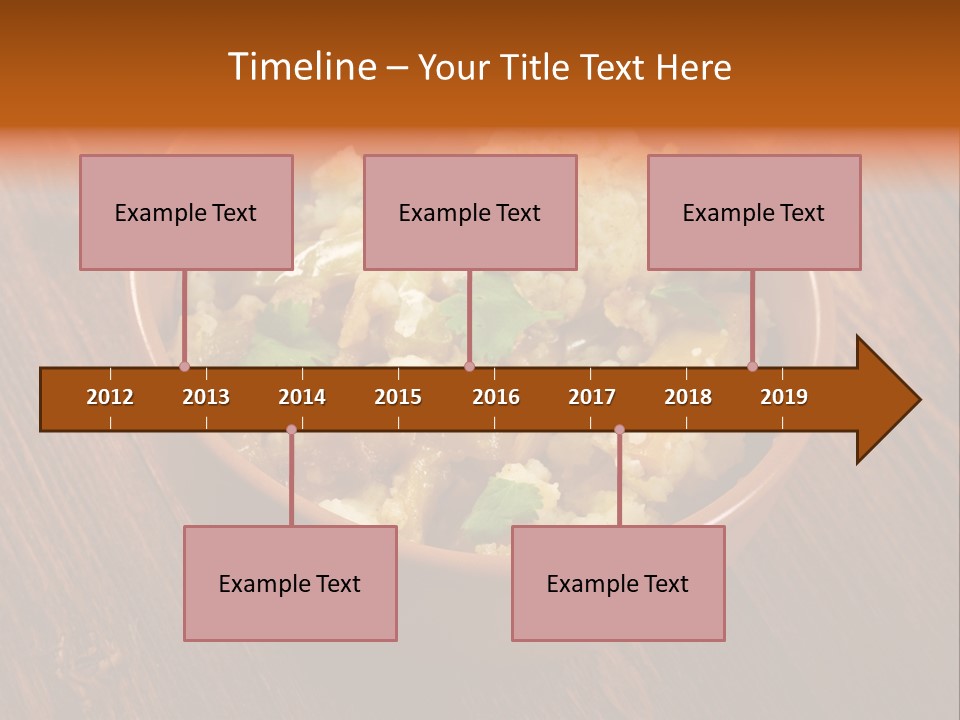 Breast Garnishedfood Serving PowerPoint Template