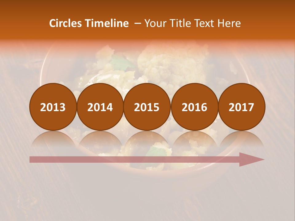 Breast Garnishedfood Serving PowerPoint Template