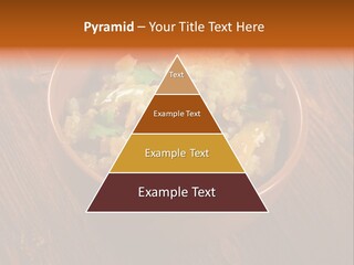 Breast Garnishedfood Serving PowerPoint Template