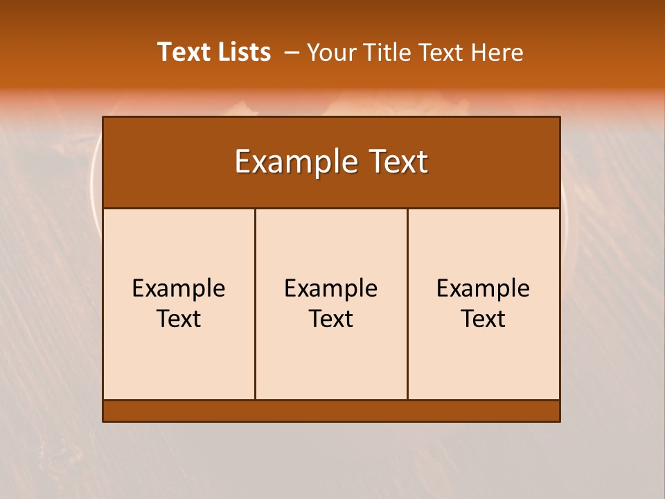Breast Garnishedfood Serving PowerPoint Template
