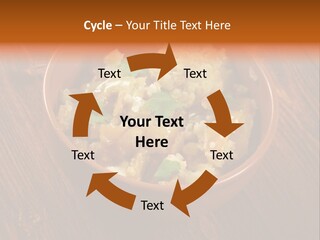 Breast Garnishedfood Serving PowerPoint Template