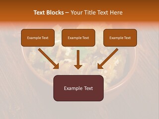 Breast Garnishedfood Serving PowerPoint Template