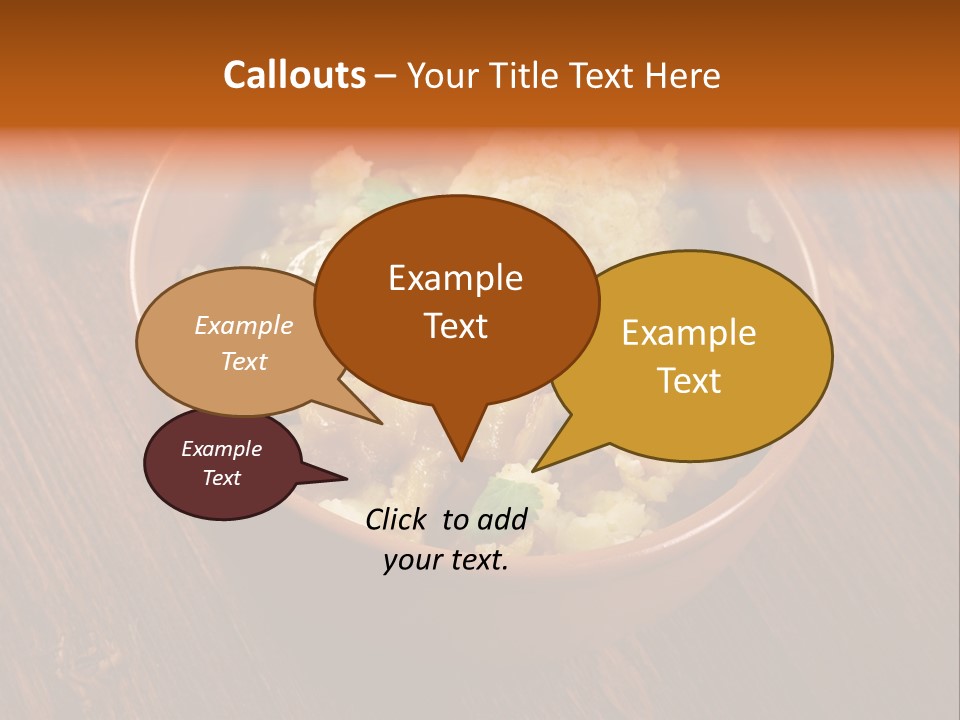Breast Garnishedfood Serving PowerPoint Template