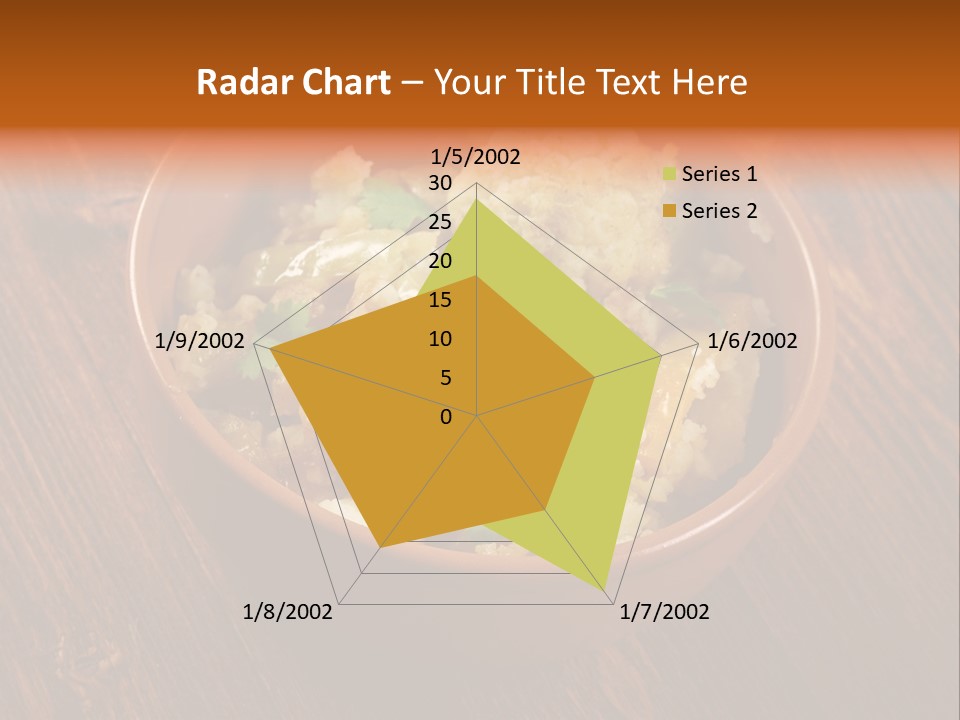Breast Garnishedfood Serving PowerPoint Template