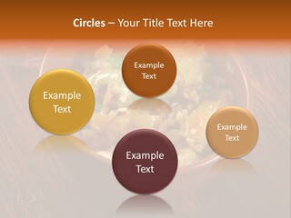 Breast Garnishedfood Serving PowerPoint Template