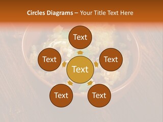 Breast Garnishedfood Serving PowerPoint Template