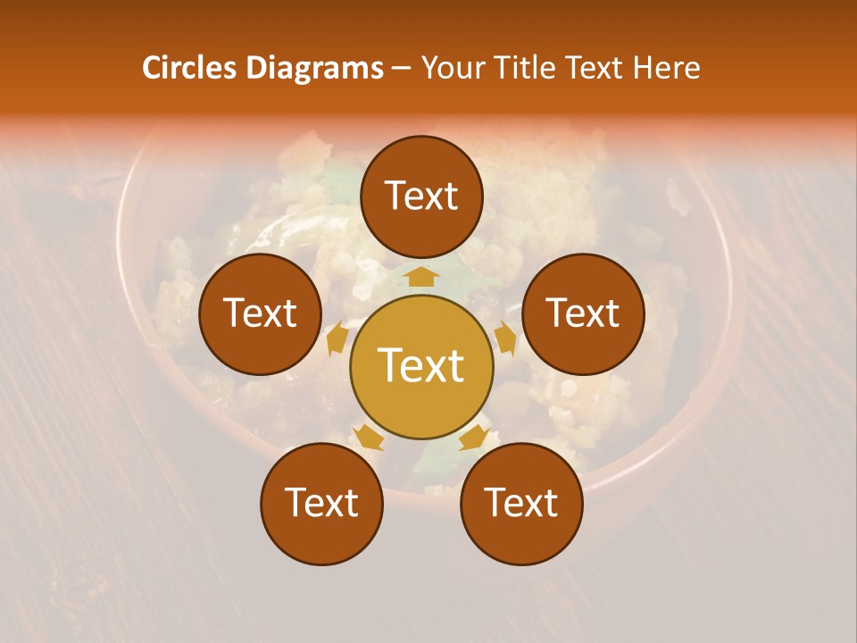 Breast Garnishedfood Serving PowerPoint Template