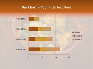 Breast Garnishedfood Serving PowerPoint Template