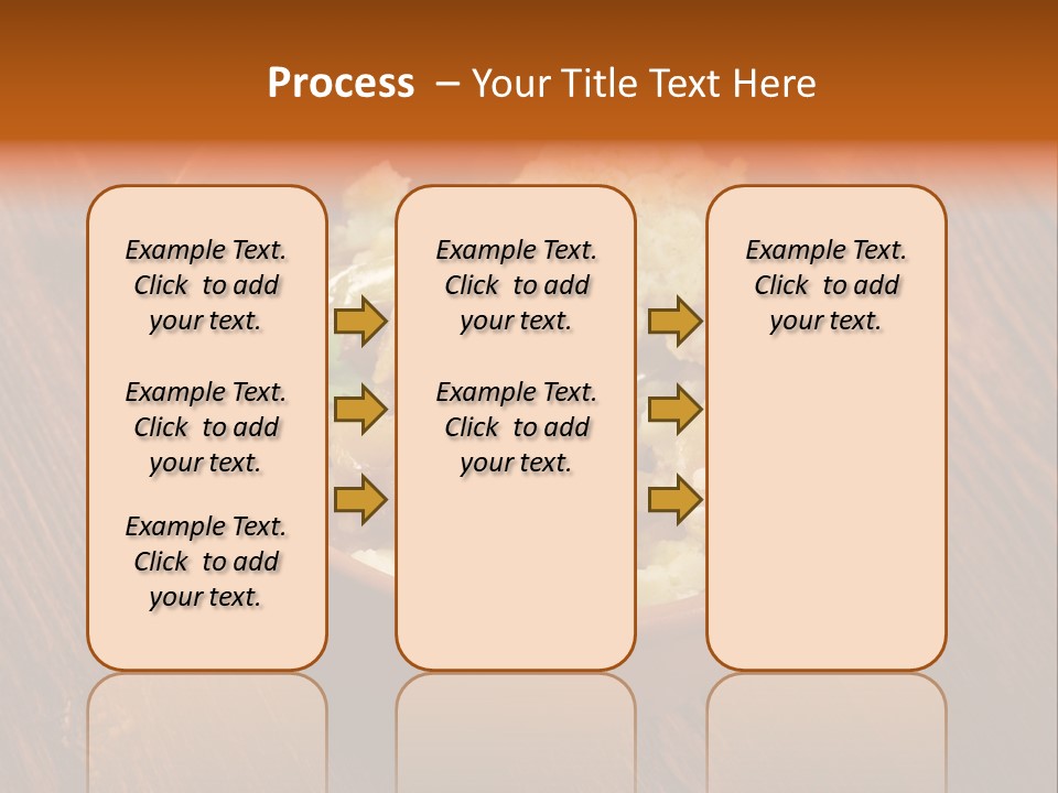 Breast Garnishedfood Serving PowerPoint Template