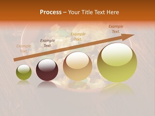 Breast Garnishedfood Serving PowerPoint Template