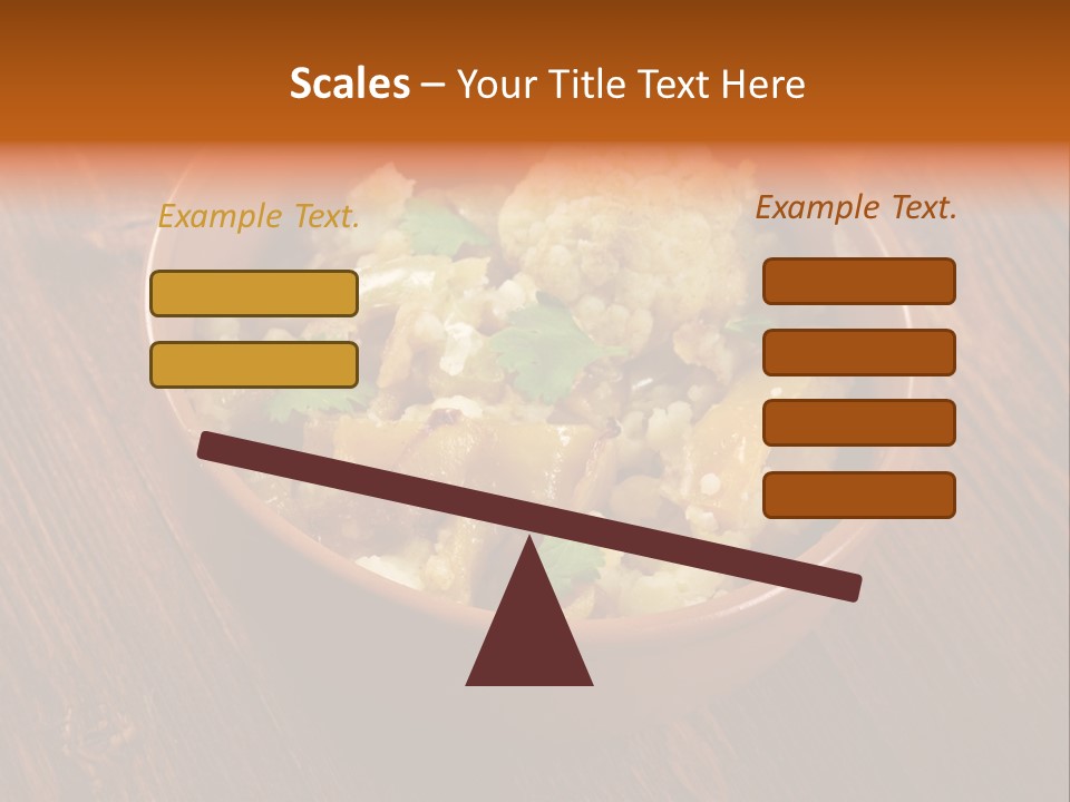 Breast Garnishedfood Serving PowerPoint Template