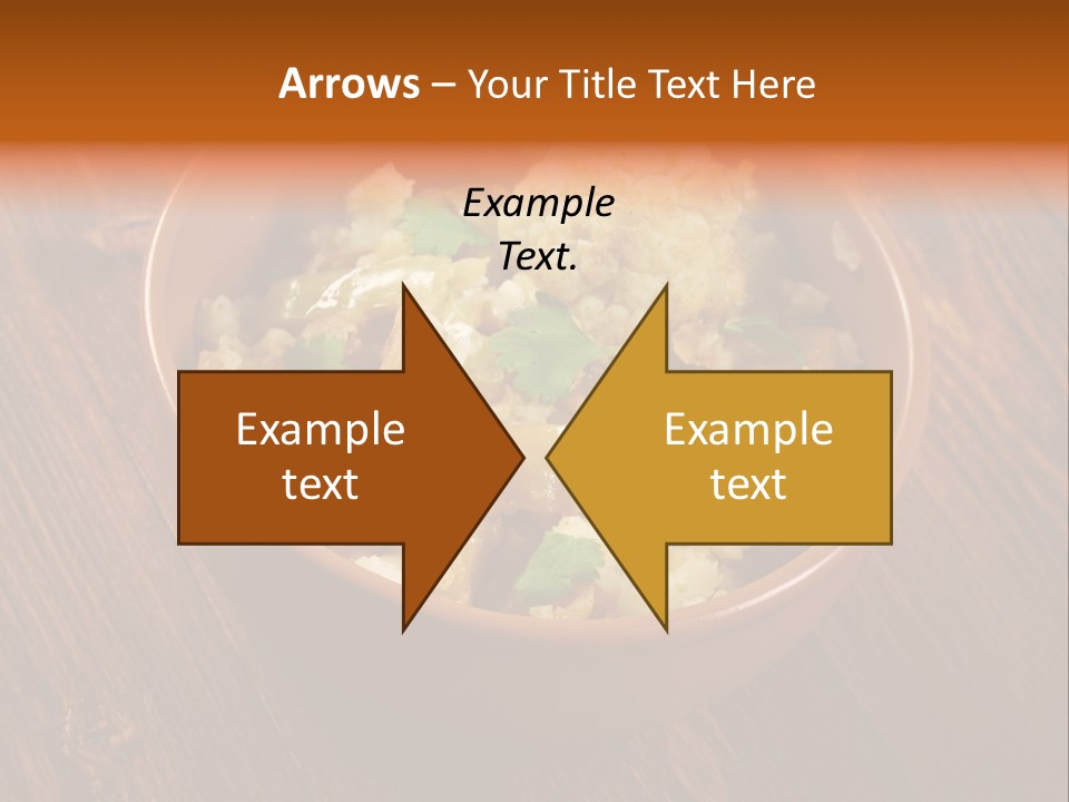 Breast Garnishedfood Serving PowerPoint Template
