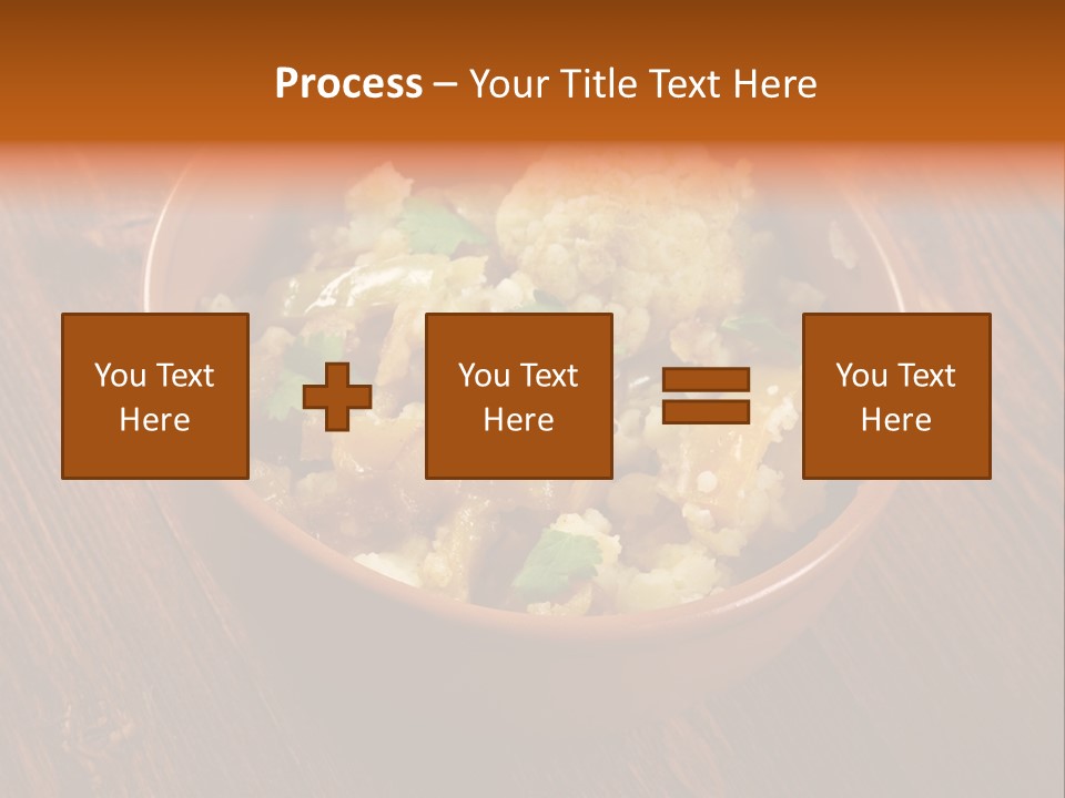 Breast Garnishedfood Serving PowerPoint Template