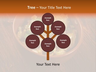 Breast Garnishedfood Serving PowerPoint Template