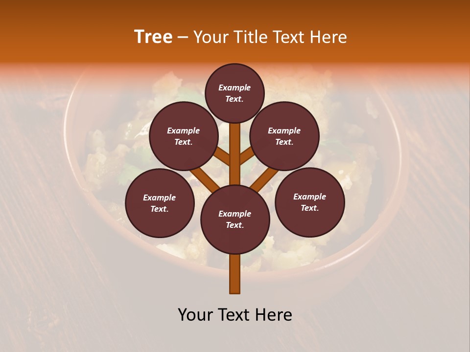 Breast Garnishedfood Serving PowerPoint Template