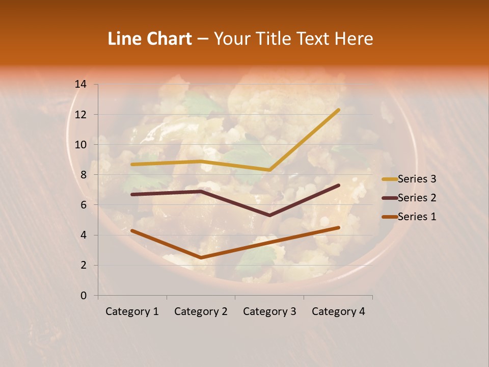 Breast Garnishedfood Serving PowerPoint Template