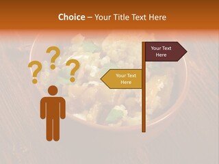 Breast Garnishedfood Serving PowerPoint Template