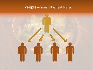 Breast Garnishedfood Serving PowerPoint Template