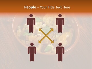 Breast Garnishedfood Serving PowerPoint Template