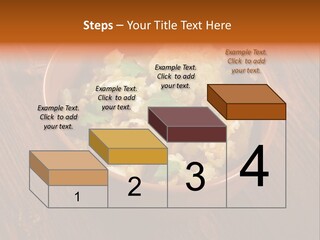 Breast Garnishedfood Serving PowerPoint Template