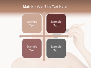 Nude Cut Out Freshness PowerPoint Template