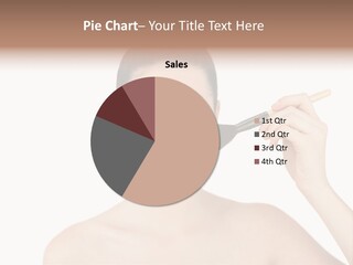 Nude Cut Out Freshness PowerPoint Template
