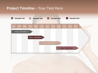 Nude Cut Out Freshness PowerPoint Template