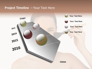 Nude Cut Out Freshness PowerPoint Template