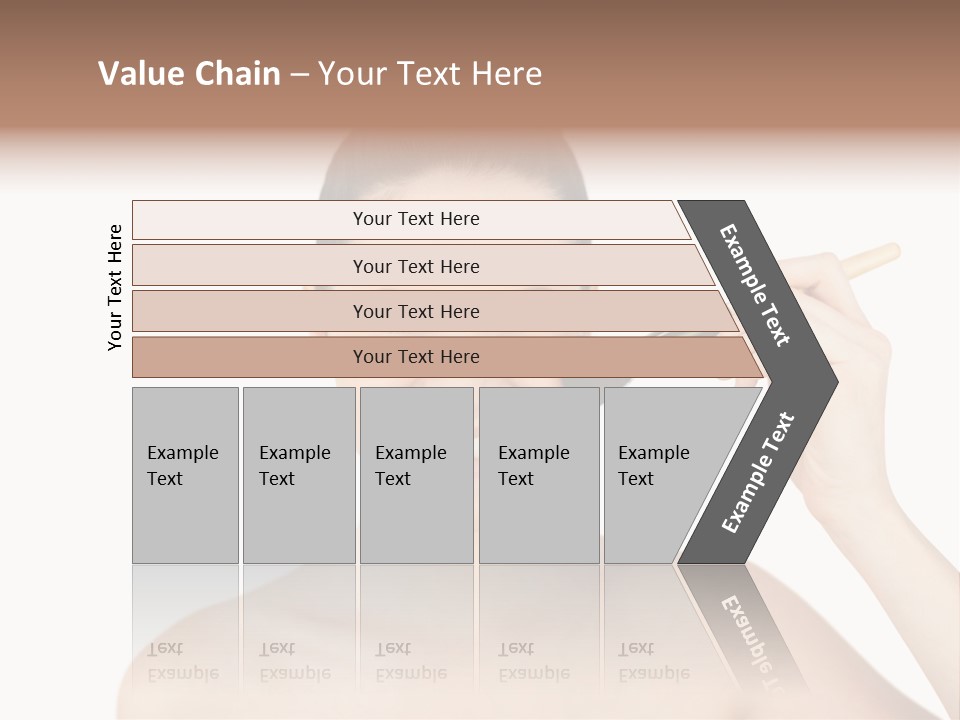 Nude Cut Out Freshness PowerPoint Template