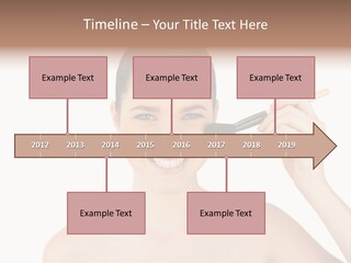 Nude Cut Out Freshness PowerPoint Template