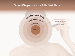 Nude Cut Out Freshness PowerPoint Template