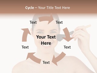 Nude Cut Out Freshness PowerPoint Template