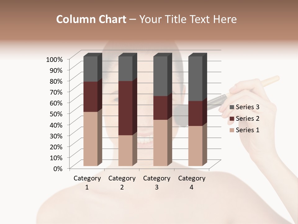 Nude Cut Out Freshness PowerPoint Template