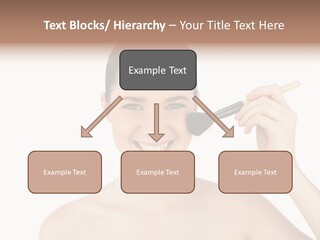 Nude Cut Out Freshness PowerPoint Template